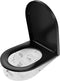 ANYCEE MAX - Toiletbril D-vorm - Softclose tot 150 kg - Zwart