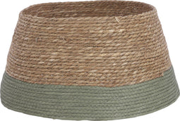 House of Seasons Kerstboomrok - H26 x Ø50 cm - Zeegras - Groen