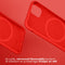 Accezz iPhone 15 - Back Cover - Liquid Silicone Geschikt voor MagSafe - Rood