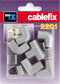 Inofix Cablefix 2201 Zilvergrijs (Betonlook) Verbindingen