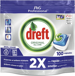 Dreft Original - All in One - 100 Stuks - Vaatwastabletten