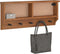 vidaXL - Wandkapstok - SANDNES - 87x12x35 - cm - massief - grenenhout