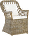 Beliani MAROS - Tuinstoel set van 2 - Beige - Rotan