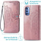 iMoshion Hoesje Geschikt voor Oppo Reno4 5G Hoesje Met Pasjeshouder - iMoshion Mandala Bookcase - Roze
