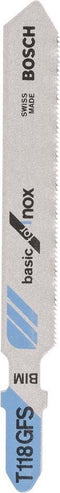 Bosch T 118 GFS - Decoupeerzaagblad - Voor roestvrij staal - (5 stuks)