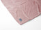 Linnick Flanel Fleece Deken + Hoodie met Capuchon Croco - rosé - 140x200cm - 130x180cm - Plaid