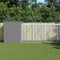 vidaXL - Hondenhok - met - ren - 214x1069x181 - cm - staal - lichtgrijs