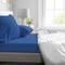 Hoeslaken - HOME LINGE PASSION - HP71771 - 160 x 200 cm + muts 30 cm - Microvezel - 82 g - Blauw