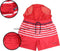 Pierre Cardin - Gestreepte Swim Short - Heren zwembroek - Rood - Maat XL