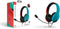 PDP LVL40 - Gaming headset - 40 mm luidsprekerdrivers - Rood/Zwart/Blauw