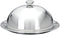 Excellent Houseware serveerschaal stolp - D31 x H15 cm - zilver - rvs