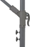 vidaXL - Zweefparasol - met - aluminium - paal - 350 - cm - zwart