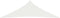 vidaXL - Zonnezeil - 160 - g/m² - 4x4x5,8 - m - HDPE - wit