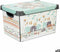 Opbergbak met Deksel Kinderen Weg Plastic 17 L 27,5 x 22 x 36,5 cm (12 Stuks)