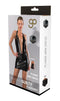 Wetlook minijurkje met diep decolleté Guilty Pleasure - - L