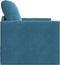 vidaXL - Floor - Sofa - Bed - 2-in-1 - Blauw - 74x77x81 - cm - Velvet