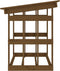 vidaXL - Haardhoutrek - 108x64,5x77 - cm - massief - grenenhout - honingbruin