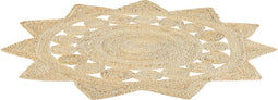ARABAN - Laagpolig vloerkleed - Beige - 120 cm - Jute