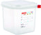 Araven GN 1/6 voedselbak met deksel 2.6L