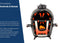 Arbaer Kamado Barbecue Large Ø 21 Inch - Houtskool BBQ - Inbouwmodel Zonder Frame - Keramische Schaal - Zwart