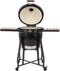 Arbaer Kamado Barbecue Large Ø 21 Inch - Houtskool BBQ - Met Frame - Keramische Schaal - Zwart