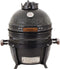 Arbaer Kamado Barbecue Medium Ø 16 Inch - Houtskool BBQ - Tafelmodel BBQ Met Frame - Keramisch Zwart