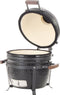 Arbaer Kamado Barbecue Medium Ø 16 Inch - Houtskool BBQ - Tafelmodel BBQ Met Frame - Keramisch Zwart
