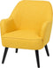 Fauteuil LOKEN Stof Geel