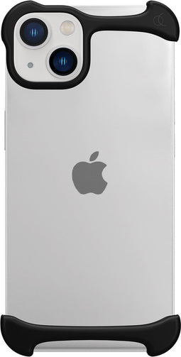 Arc Pulse - Dubbelzijdige Aluminium Bumper Case - Geschikt voor iPhone 13 - Mat Zwart