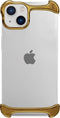 Arc Pulse - Dubbelzijdige Titanium Bumper Case - Geschikt voor iPhone 13 - Goud