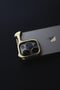 Arc Pulse - Dubbelzijdige Titanium Bumper Case - Geschikt voor iPhone 13 Pro - Goud