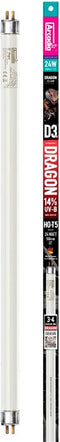 Arcadia D3+ Dragon T5 Lamp 14% Uvb 56Cm 24 Watt