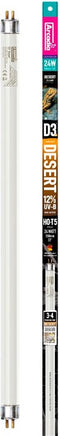 Arcadia D3 + Reptile T5 Lamp 12% Uvb 56Cm 24 Watt