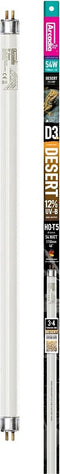 Arcadia D3 + Reptile T5 Lamp 12% Uvb 56Cm 24 Watt