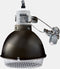 Arcadia Reflector Met Klem En Keramische E27 Fitting 14Cm Grafiet