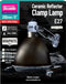 Arcadia Reflector Met Klem En Keramische E27 Fitting 14Cm Grafiet