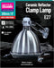 Arcadia Reflector Met Klem En Keramische E27 Fitting 20Cm Rvs