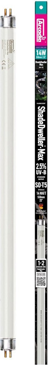 Arcadia Shadedweller 2.5% Uvb T5 Lamp 14 Watt