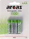 Arcas Micro AAA-batterij 4-pack 1100 mAh