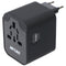 Arcas travel adapter TA-01 worldwide, use in more than 150 countries, with practical travel case