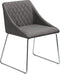 ARCATA - Eetkamerstoel - Donkergrijs - Polyester