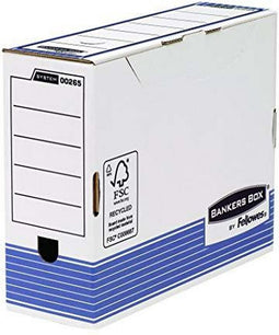 Archiefdoos Fellowes Blauw 10 Stuks Wit A4