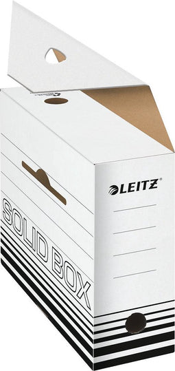 Archiefdozen Solid Box 6128 - FSC gerecycled karton - rug 100 mm - diverse kleuren - 10 stuks