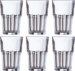 Arcoroc waterglazen/drinkglazen - 6x stuks - 350 ml - Granity serie - Bar/cafe benodigdheden - Water/fris/sapglas