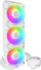 Arctic Liquid Freezer III 420 A-RGB White - Vloeistofkoelsysteem processor - afmeting radiator: 420 mm - Intel LGA: 1851, 1700 - AMD AM5, AM4 - 3x 140mm PWM ARGB - wit