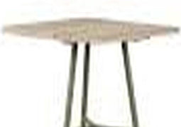 Arda tafel 70x70x76 cm aluminium lava/teak aged finish