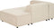 ARDAL - Chaise longue - Beige - Linkszijdig - Polyester