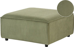ARDAL - Ottomaan - Groen - Corduroy