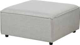 ARDAL - Ottomaan - Lichtgrijs - Polyester