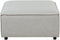 ARDAL - Ottomaan - Lichtgrijs - Polyester